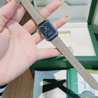 SALE BỎ MẪU ĐỒNG HỒ NỮ THỜI TRANG ROLET DA CHỮ NHẬT MINI