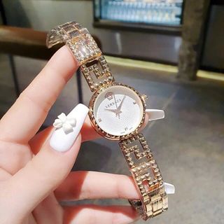 SALE BỎ MẪU ĐỒNG HỒ NỮ THỜI TRANG VERSAC DÂY LẮC LOGO HÃNG
