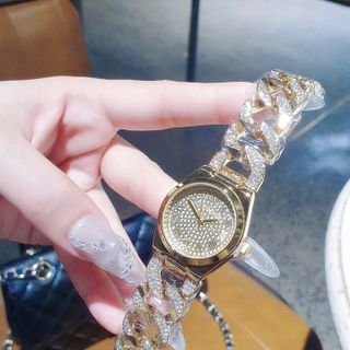 SALE BỎ MẪU ĐỒNG HỒ NỮ THỜI TRANG MKORS LẮC DÂY ĐÁ ĐÍNH HỘT