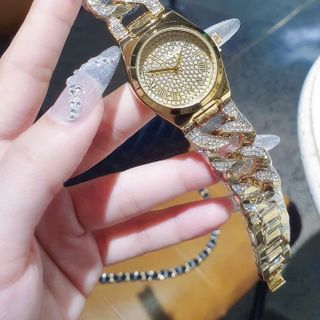 SALE BỎ MẪU ĐỒNG HỒ NỮ THỜI TRANG MKORS LẮC DÂY ĐÁ ĐÍNH HỘT