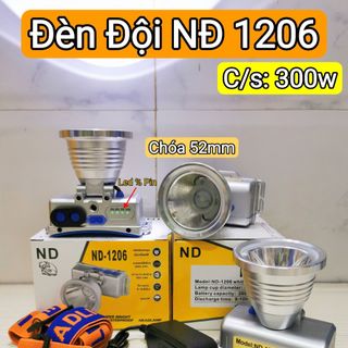 ĐÈN PIN ĐỘI ĐẦU SIÊU SÁNG 300W NĐ 1206