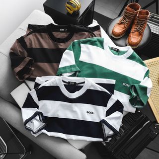 Áo thun nam. Chất 100% cotton đứng phom, logo thêu , bảng màu dễ mix