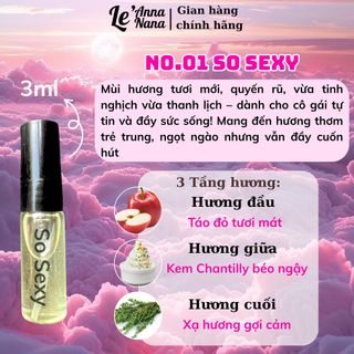 No.01 So Sexy Chill Girl - Nước hoa nữ 3ml-30ml siêu hot hit - Tarohoko