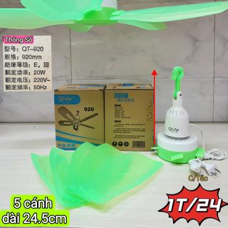 QUẠT TREO MINI 220V 5 CÁNH MÃ QT 920