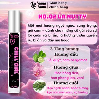 No.02 La Nutty Chill Girl - Nước hoa nữ 3ml-30ml siêu hot hit - Tarohoko