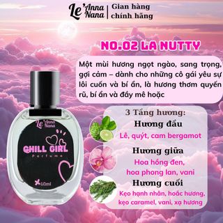 No.02 La Nutty Chill Girl - Nước hoa nữ 3ml-30ml siêu hot hit - Tarohoko