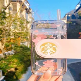 Bình Starbuck Trong Suốt Nhựa (Thùng 80 Cái)