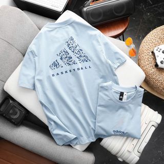 Áo phông phong cách bóng rổ cho nam giới.  Chất liệu: cotton lạnh dệt, với độ co giãn thoải mái.