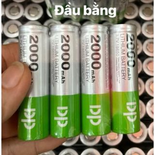 PIN SẠC 3.7V 18650 DP 2000MAH ĐẦU BẰNG