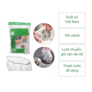SET 100 TÚI LƯỚI LỌC RÁC THÔNG MINH