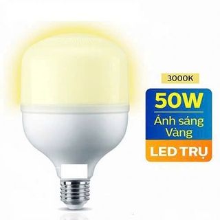 BÓNG ĐÈN LED TRỤ ÁNH SÁNG VÀNG 50W