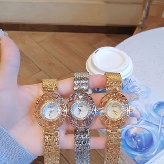 SALE BỎ MẪU XẢ KHO ĐỒNG HỒ NỮ THỜI TRANG GUEES MẶT VIỀN HOA VĂN