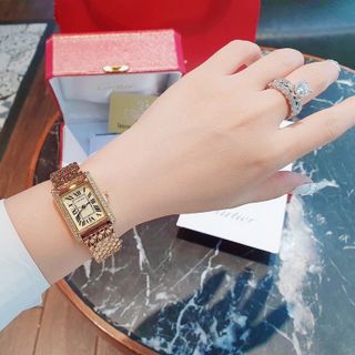 SALE BỎ MẪU ĐỒNG HỒ NAM NỮ THỜI TRANG CATIƠ MẶT CHỮ NHẬT