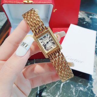 SALE BỎ MẪU ĐỒNG HỒ NAM NỮ THỜI TRANG CATIƠ MẶT CHỮ NHẬT