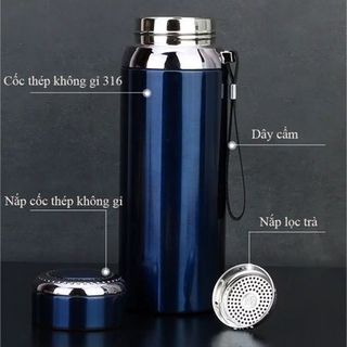 BÌNH GIỮ NHIỆT 1000ML VACUUM CUP INOX SUS 316