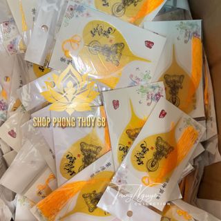 Lá Bồ Đề Bình An In Hình Quan Âm