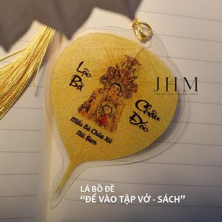 Lá bồ đề LỘC BÀ CHÂU ĐỐC biểu tượng may mắn bình an