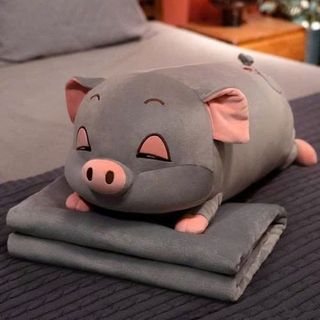 BỘ CHĂN GỐI HÌNH CON HEO 3IN1