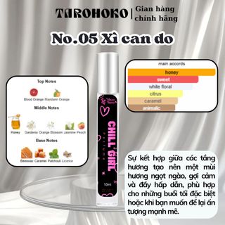 No.05 Xì Can Đồ Chill Girl - Nước hoa nữ 3ml-30ml siêu hot hit - Tarohoko