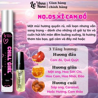 No.05 Xì Can Đồ Chill Girl - Nước hoa nữ 3ml-30ml siêu hot hit - Tarohoko