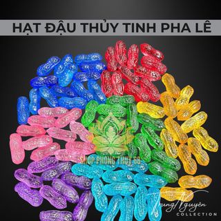 Sỉ Hạt Đậu Pha Lê Phong Thủy 7 Màu Chiêu Tài May Mắn