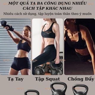Tạ Ấm Tập Gym Tại Nhà – Dụng Cụ Tập Tay, Vai, Bụng Cho Nam Nữ, Tạ Ấm Từ 10Kg – 16Kg