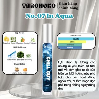No.07 In Aquaa Chill Guy - Nước hoa nam 3ml-30ml siêu hot hit - Nam tính - Tarohoko