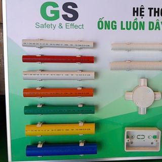 Ống nhựa luồn dây điện PVC conduit màu cam (750N), 16mm thương hiệu G&S