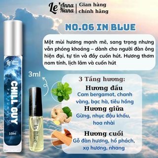 No.06 In BLuee Chill Guy - Nước hoa nam 3ml-30ml siêu hot hit - Nam tính - Tarohoko