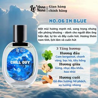 No.06 In BLuee Chill Guy - Nước hoa nam 3ml-30ml siêu hot hit - Nam tính - Tarohoko