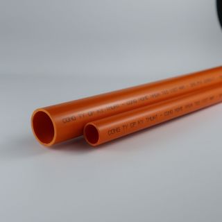 Ống nhựa luồn dây điện PVC conduit màu cam (750N), 16mm thương hiệu G&S