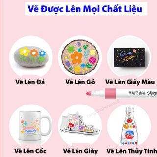 HỘP 24 BÚT MÀU ACRYLIC MARKER CAO CẤP