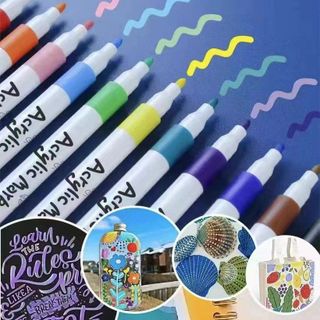 HỘP 24 BÚT MÀU ACRYLIC MARKER CAO CẤP
