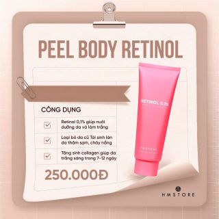 Peel da body retinol hmstore giá bán sỉ