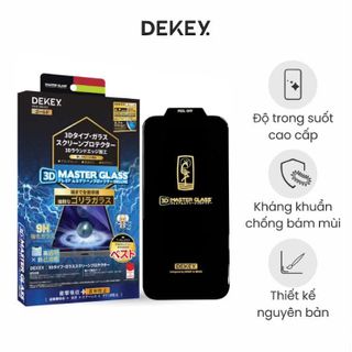 Kính cường lực Dekey 3D Deluxe cho iPhone