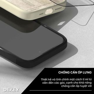 Kính cường lực Dekey 3D Deluxe cho iPhone