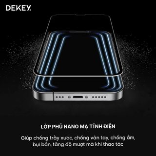 Kính cường lực Dekey 3D Deluxe cho iPhone