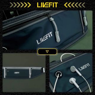 Túi đeo hông chạy bộ PU cao cấp - Running Belt - WB1120