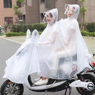 ÁO MƯA 2 ĐẦU CÓ KÍNH TRONG SUỐT
