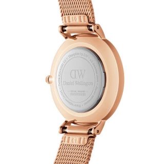 ĐỒNG HỒ NỮ CAO CẤP DANIEL W PETITE ROMAN NUMERALS DÂY LƯỚI MẶT TRÒN FULLBOX