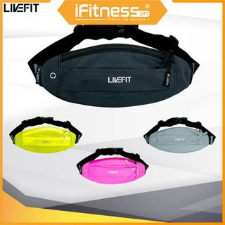 Túi đeo hông chạy bộ LiveFit cao cấp - Running Belt - WB32