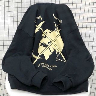 Áo Khoác Nỉ Zip Dày Dặn In Hình Trái Đất Rõ Đẹp
