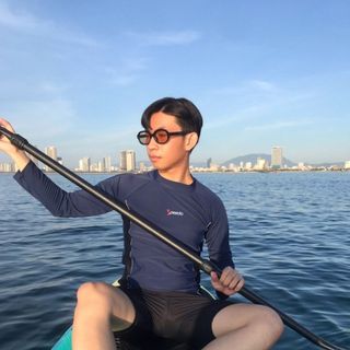 Đồ bơi nam tay dài chất chống nắng, giữ nhiệt, quần 2 lớp