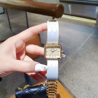 SALE BỎ MẪU ĐỒNG HỒ NỮ THỜI TRANG GUEZ MẶT VUÔNG DÂY NHỰA