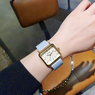 SALE BỎ MẪU ĐỒNG HỒ NỮ THỜI TRANG GUEZ MẶT VUÔNG DÂY NHỰA