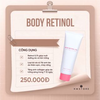 BODY DUONG RETINOL DƯỠNG DA sau peel HMSTORE giá sỉ - giá bán buôn