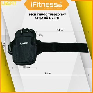 Túi đeo tay chạy bộ LiveFit cao cấp - Armbands - AB0924