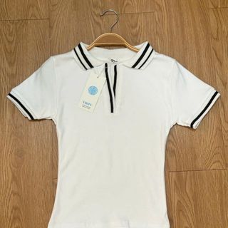 Áo Polo Cổ Bẻ Phối Viền Chất Cotton Co Giãn Mịn Mát - Freesize Dưới 53kg