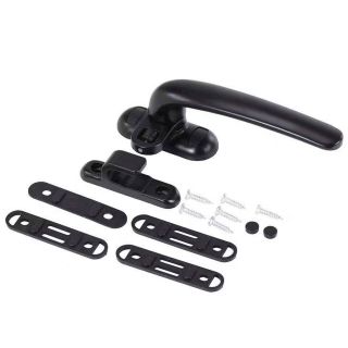 Khóa Cửa Tay Gạt Mở Quay Đi Kèm Đầy Đủ Phụ Kiện Phù Hợp Lắp Cửa Sổ Cửa Treo Cửa Gỗ Chất Liệu Hợp Kim Nhôm
