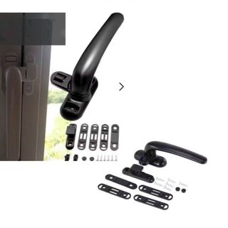 Khóa Cửa Tay Gạt Mở Quay Đi Kèm Đầy Đủ Phụ Kiện Phù Hợp Lắp Cửa Sổ Cửa Treo Cửa Gỗ Chất Liệu Hợp Kim Nhôm